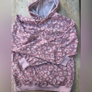 Assholes Live Forever Pink Leopard Print Hoodie Size XL